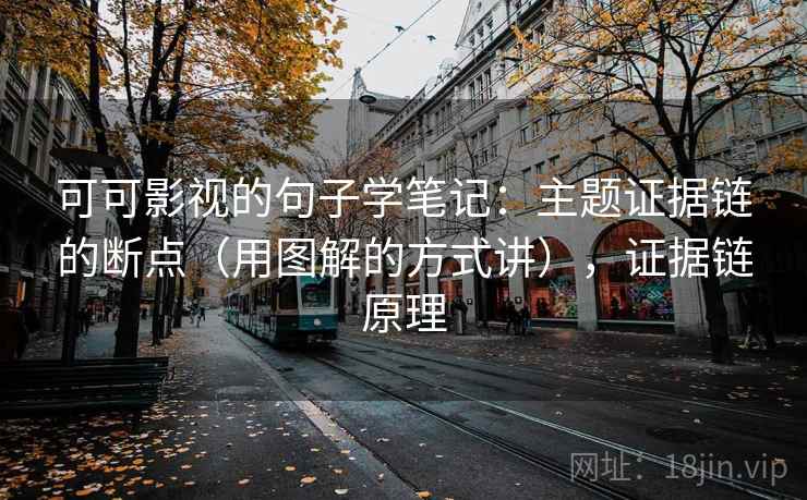 可可影视的句子学笔记：主题证据链的断点（用图解的方式讲），证据链原理